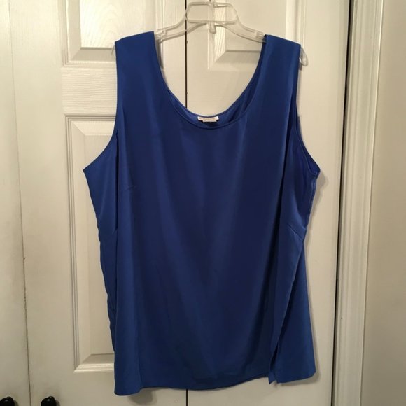 Roamans Sheer Blouse And Tank - Picture 7 of 8